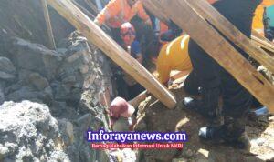 Pondasi Ambrol, Dua Pekerja Bangunan, Nyaris Tewas, di Palabuhanratu