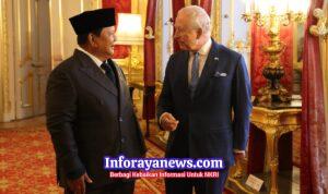 Prabowo Bertemu Raja Charles di Inggris, Perkuat Diplomasi Lingkungan Melalui Konservasi Gajah