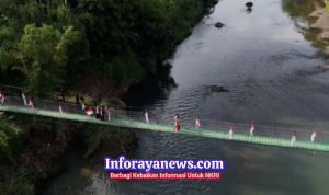 Jembatan Gantung Mandala Kasih, Penghubung Kampung Punaga Jolok dan Kampung Baru