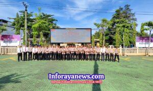 Upacara Sertijab Tandai Rotasi Pejabat Utama di Polres Sukabumi