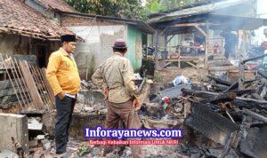 Tragis! Rumah Sederhana Nenek Sepuh di Sukabumi Lenyap Dilalap Api