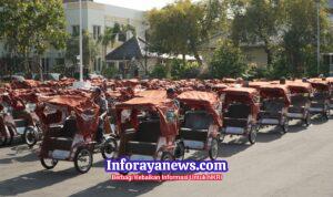 Berkat Becak Listrik Gratis dari Prabowo, Penarik Becak di Ngawi Tak Perlu Lelah Mengayuh Lagi