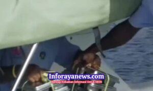 Antusiasme Anak-Anak Papua Sambut Kapal Pengantar MBG di Pesisir Danau Sentani