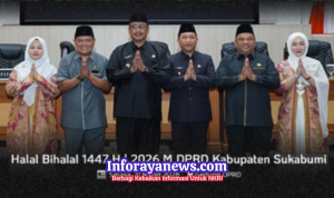 DPRD Kabupaten Sukabumi Jalin Sinergi Lintas Sektor dalam Halal Bihalal