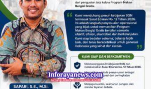 AMPIBI Dukung Penuh Kebijakan BGN dan SE Nomor 12 Tahun 2026 untuk Penguatan Program Makan Bergizi Gratis