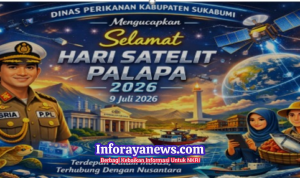 Dinas Perikanan Sukabumi Ucapkan Selamat Hari Satelit Palapa 2026