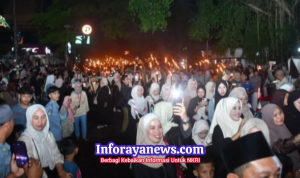 Ketua DPRD Sukabumi Hadiri Pawai Obor Sambut Tahun Baru Islam 1448 Hijriah
