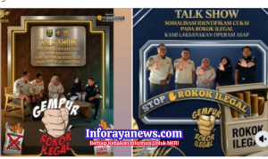 Satpol PP Sukabumi Ajak Masyarakat Gempur Rokok Ilegal