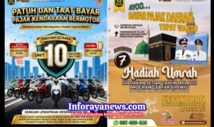 Sukabumi Mubarokah, Asep Japar Hadiah Motor dan Umroh untuk Warga Taat Pajak