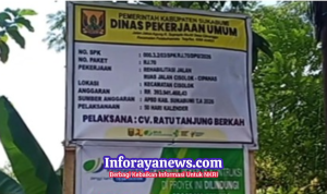 Sukabumi Mubarokah, Perbaikan Jalan Menuju Wisata Geyser Cisolok Oleh Dinas PU Sukabumi