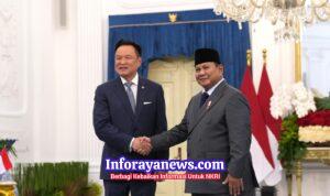 Prabowo dan PM Thailand Komitmen Tingkatkan Perdagangan hingga USD 20 Miliar pada 2030
