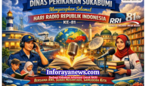 Dinas Perikanan Sukabumi Ucapkan Selamat Hari Radio Republik Indonesia ke-81