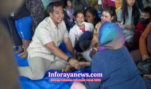 Legislator Gerindra Temui Pengungsi Sinabung, Dorong Kebutuhan Warga Segera Dipenuhi